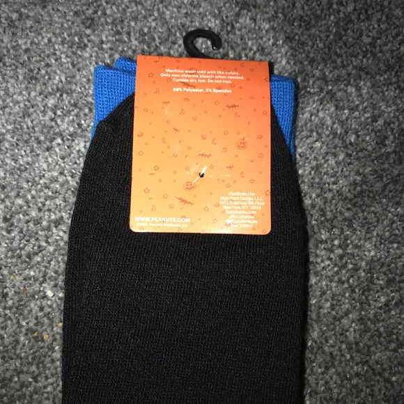 NWT Men’s Snoopy Halloween Pumpkin Socks 10-13 - Picture 6 of 6